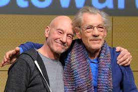 Very few people knew of ian's homosexuality; Sir Ian Mckellen Performed A Sonnet For Sir Patrick Stewart S 80th Birthday Vanity Fair