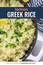 Greek Lemon Rice Recipe In 2020 Greek Rice Greek Lemon Rice Thanksgiving Recipes Side Dishes