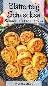 Knusprig Leckere Blatterteigschnecken Gefullt Mit Paprika Speck Und Kase Das Ist Ein Schnell In 2020 Fingerfood Einfach Lecker Snacks Fur Party