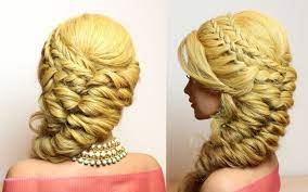 Bridal Prom Hairstyles For Long Hair Mermaid Side Braid Hair Styles Medium Hair Styles Prom Hair Medium
