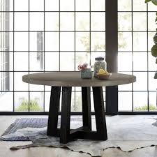 Free shipping cash on delivery best offers. Manchester Modern Concrete And Acacia Round Dining Table Gray Armen Living Target