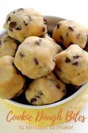 Cookie Dough Bites Simply Bakings Recipe Cookie Dough Easy Peanut Butter Cookie Dough Bites