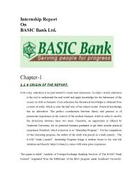 Internship Report On BASIC Bank Ltd. By Lawjuris - Issuu