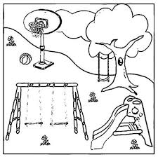 We then color them in with crayons. Playground Coloring Pages And Inside Coloring Pages Cartoon Coloring Pages Coloring Sheets For Kids
