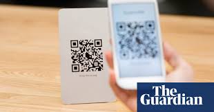 The phone automatically scans the code. I M Pleased It Is Being Used For People S Safety Qr Code Inventor Relishes Its Role In Tackling Covid Technology The Guardian