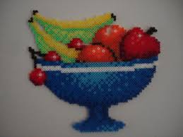 Fruit Bowl Hama Perler By Dorte Larsen Crafts Bead Crafts Perler Art