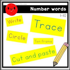 We have a range of worksheets to help you do that below, including simple finger tracing worksheets, word tracing, and more detailed handwriting worksheets. Number Words 0 10 Ten Frame Write Circle Trace Cut And Paste