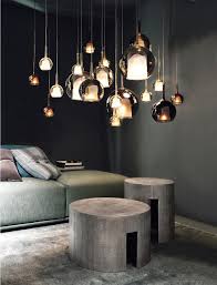 0811 23 Glo Grosse Hangeleuchte O Cm 38 X H Cm 57 Struktur Aus Glanzendem Verchromtem Metall Und Borosilikatgla Lampen Wohnzimmer Glaslampen Hangelampe Esstisch