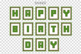 It's easy to make your own banners with our free printable banners. Download Hd Minecraft Happy Birthday Banner Printable Clipart Minecraft Transparent Png Image Nicepng Com