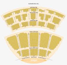 General Seating Chart Kleinhans Music Hall Floor Plan Png