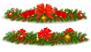 Dos De Vacaciones De Navidad Guirnaldas Ilustracion Del Vector Ilustraciones Vectoriales Clip Art Vectorizado Libre De Derechos Image 11757336