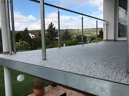 Steinteppich Balkon Bodenbelag Anwendungsbeispiel Bodenbelag Balkon Terrassenbelag Bodenbelag