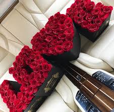 Source Recyclable Rigid Cardboard Paper Rose Flower Box For Christmas On M Alibaba Com Luxury Flowers Flower Gift Flower Boxes
