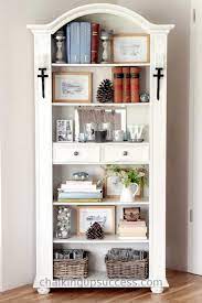 We sanded and primed 3 coats to cover possible knots in wood, then one coat flat and one coat semi on cabinets. Easy Bookcase Makeover Annie Sloan Chalk Paint