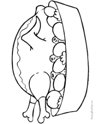 These are typical foods, but many families add foods from their own culture to their. Thanksgiving Dinner Coloring Pages
