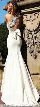 Tarik Ediz Evening Dress Wedding Dress Bridal Gown White Satin Bow With Train And Silver Embellish Beads Wedding Dresses Natural Waist Wedding Dress Dresses