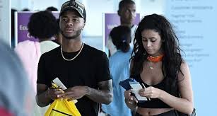 Born in jamaica to jamaican parents, sterling moved to london at the age of five and began his career at queens park rangers before signing for liverpool in 2010. Man U S Raheem Sterling Leaves Girlfriend New Born To Be With Model In Paradise Sidewap Com Ng Best Online Portal For Nigerian News World S Top Notch Blog For Latest Entertainment News Celebrity