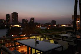 Jayda Lounge Bar Panoramic Nile View Terrace Hotel Suites Panoramic Cairo Egypt
