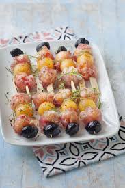 Brochette De Melon Jambon De Montagne Et Olives Recette Recettes De Cuisine Apero Sans Cuisson Recette