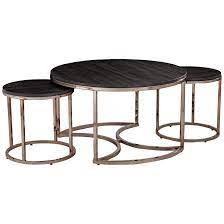 Product title ameriwood home carson coffee table, espresso average rating: Lachlan 32 Wide Espresso 3 Piece Round Nesting Tables Set 69e87 Lamps Plus Nesting Coffee Tables Nesting Tables Round Coffee Table Modern