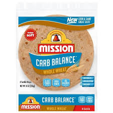 Mission Carb Balance Fajita Size Whole Wheat Flour Tortillas 8oz 8ct Target