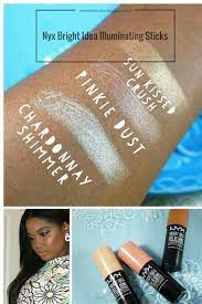 The Glow Up Nyx Cosmetics Bright Idea Illuminating Sticks Treceefabulous Nyx Cosmetics The Glow Up Makeup Obsession