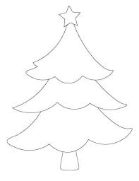 Leave a little white spot on the decorations for a highlight. Free Printable Christmas Tree Outline Templates From 2 10