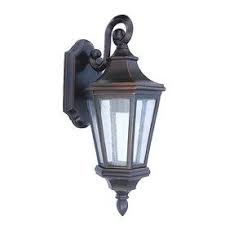 Shop Portfolio Calvin Crest 18 87 In H Oil Rubbed Bronze Outdoor Wall Light At Lowe S Outdoor Wall Lighting Wall Lights Light