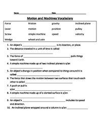What force would be needed to produce an acceleration of 4 m/s2 in a ball of mass 6 kg ? Newtons Laws Of Motion Vocabulary Worksheet Answers Worksheet List