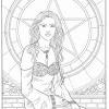Adult coloring book | beautiful illustrations witches coloring book for adults. 1