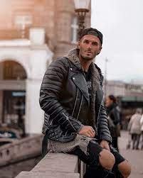 Where Is Your Next Travel Destination Need Some Inspiration White Jeans Men Leather Jacket Men Celebrity Jackets