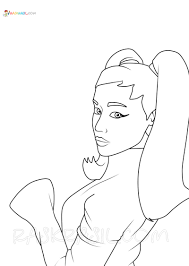 Ariana Grande Coloring Pages Best Collection Free Printable A large collection of coloring pages of a popular singer in perfect quality. ariana grande coloring pages best