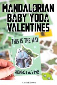 Mandalorian Baby Yoda Valentines Carrieelle Com In 2020 Valentines Meal Planning Printable Valentine Treats