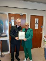Warwickshire resident receives bravery award after saving neighbour from  house fire