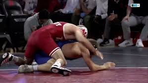 Brock Hardy Nebraska Husker Wrestling vs Caleb Gross South Dakota State 141  lbs 12/16/23 #huskers