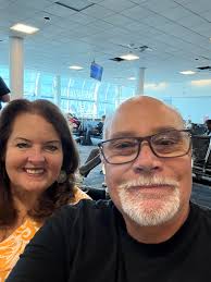 On our way. Almost! See you soon Tom and Karen.