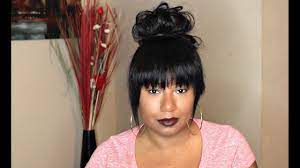 Black beauties love to opt versatile looks that inspire them to experiment different styles. 45 Messy Bun With Chinese Bang Important Concept