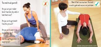 You're not thrusting your hips forward or how should you breathe? What Kind Of Message Are You Sending Your Students With Your Yoga Adjustments