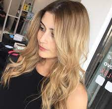 Golden Vanilla Blonde With Darker Shadow Root Vivalablonde Dark Roots Blonde Hair Haircuts Straight Hair Blonde Hair Color