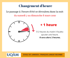 Passage à l'heure d'hiver, mode d'emploi. Le Changement D Heure C Est Pour Cette Francais Langue Seconde Ecole De Langues Uqam Facebook