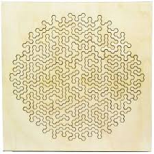 Frames are designed with a small amount of extra space so your puzzle can easily fit in the frame. Fractal Puzzle Puzzliki Asterisk Medium 29 Details