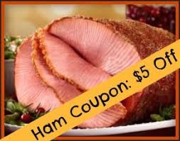 Honey Baked Ham Coupons 5 Off Printable Coupon And More Honey Baked Ham Coupons Honey Baked Ham Baking With Honey
