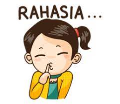 Tak hanya orang dewasa, anak kecil pun juga. Stiker