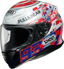 Berikut beberapa foto helm sang juara motogp 2019, marc marquez. Shoei Nxr Sport Helm Motorrad Motorrad Marquez Power Up Pull Bear Ebay