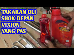 Takaran oli shock depan honda pcx 150 116 ml takaran oli shock depan honda gl 100 125 80 ml takaran oli shock depan honda gl max megapro 159 ml takaran oli shock depan honda mega pro primus 159 ml takaran oli shock depan honda megapro new 163 ml takaran oli shock depan honda tiger 126 ml. Setting Ukuran Oli Shok Depan Vixion Ganti Seal Shok Depan Vixion Youtube