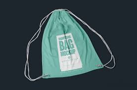 Drawstring Bag Psd Mockup For Photorealistic Presentation Bag Psd Mockup Photorealistic Presentation Bag Mockup Drawstring Backpack Free Mockup