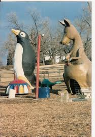 Penguin Park Is A Kcmo Landmark Kansas City Missouri Kansas City Roadside Attractions