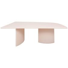 Soap Matte Resin Long Dining Table By Sabine Marcelis Off White Pink Long Dining Table Dining Table Contemporary Round Dining Table
