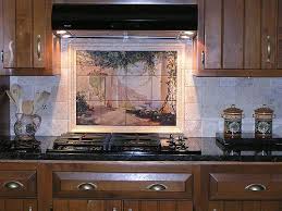 Kitchen Stove Backsplash Tile Mural Kitchen Tile Mural Backsplash Tile Mural Custom Tile Mural