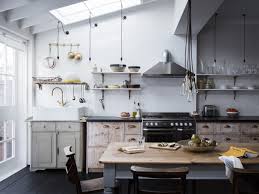 a makeshift victorian kitchen in london